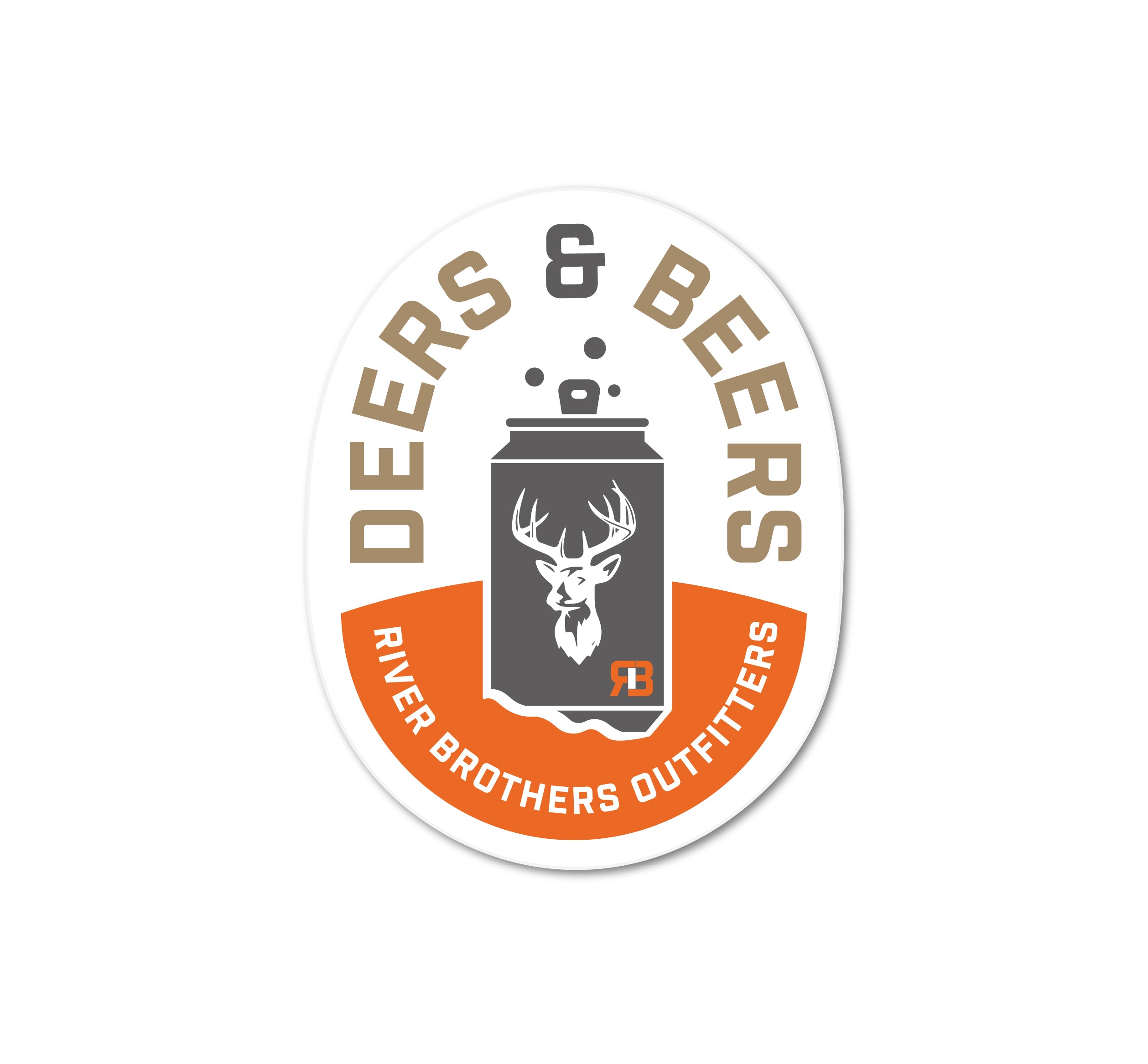 Deers &amp; Beers Sticker