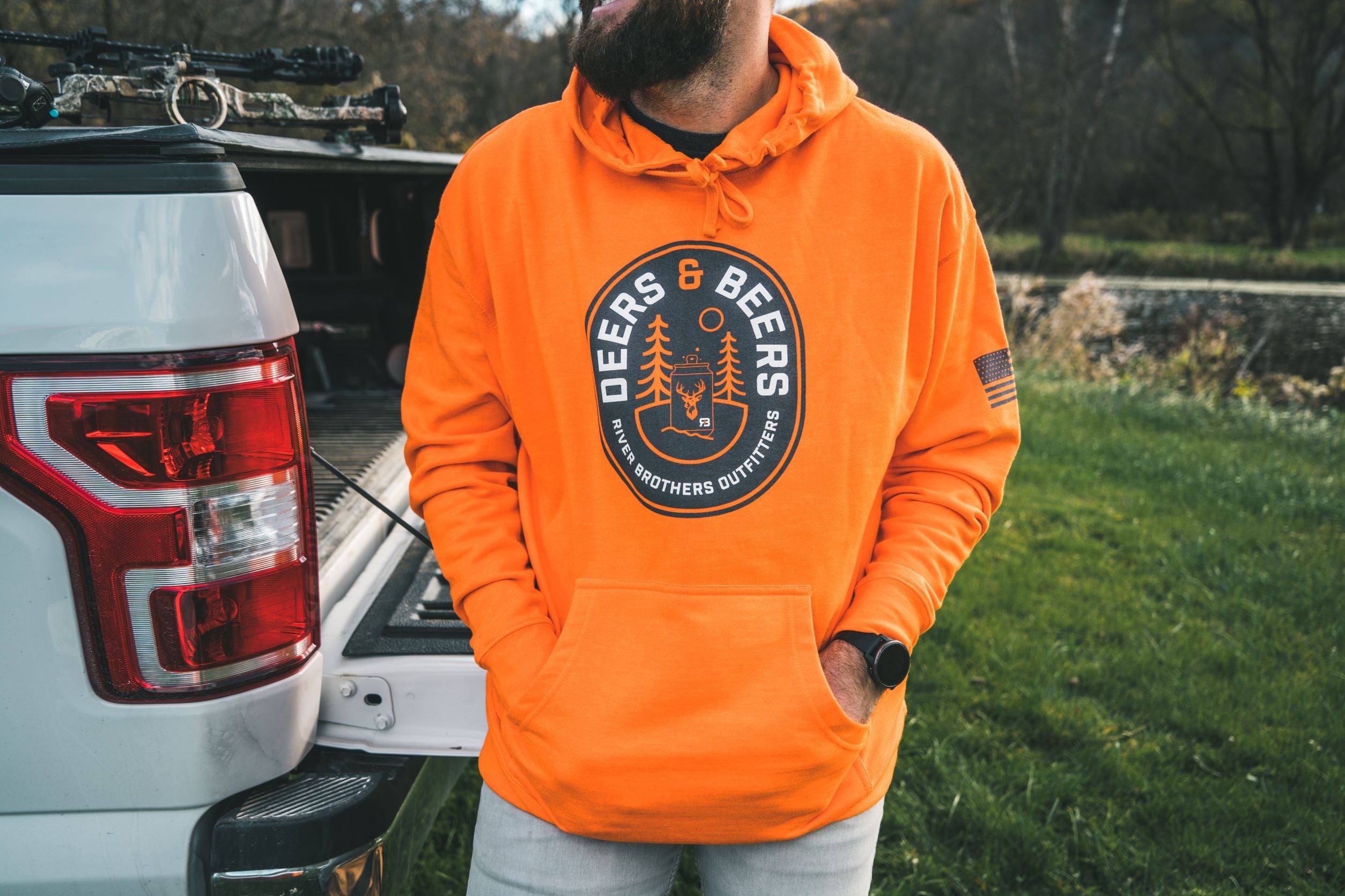 Deers & Beers Sweatshirt - River Brothers Outfitters