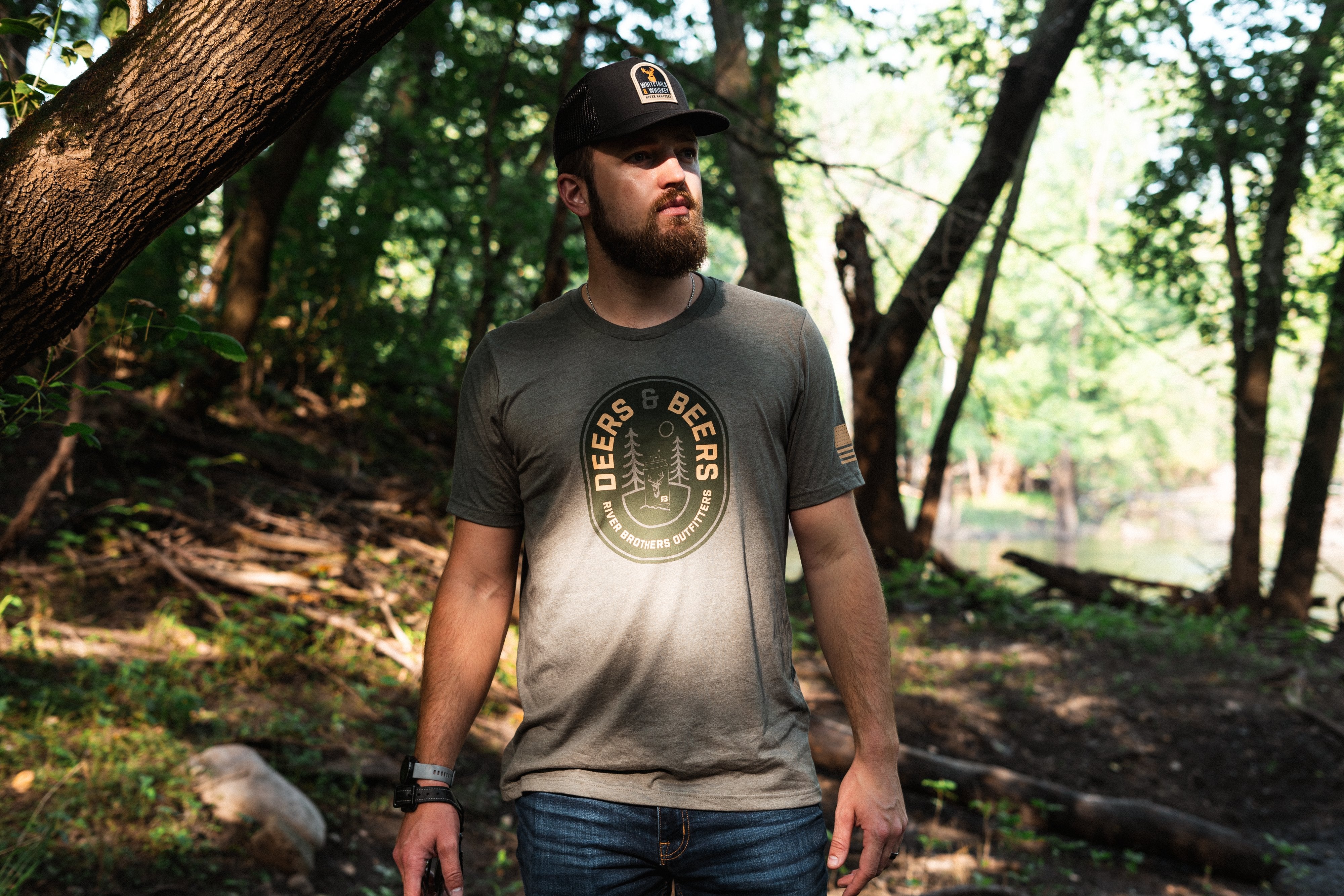 Deers & Beers Tee - River Brothers Outfitters