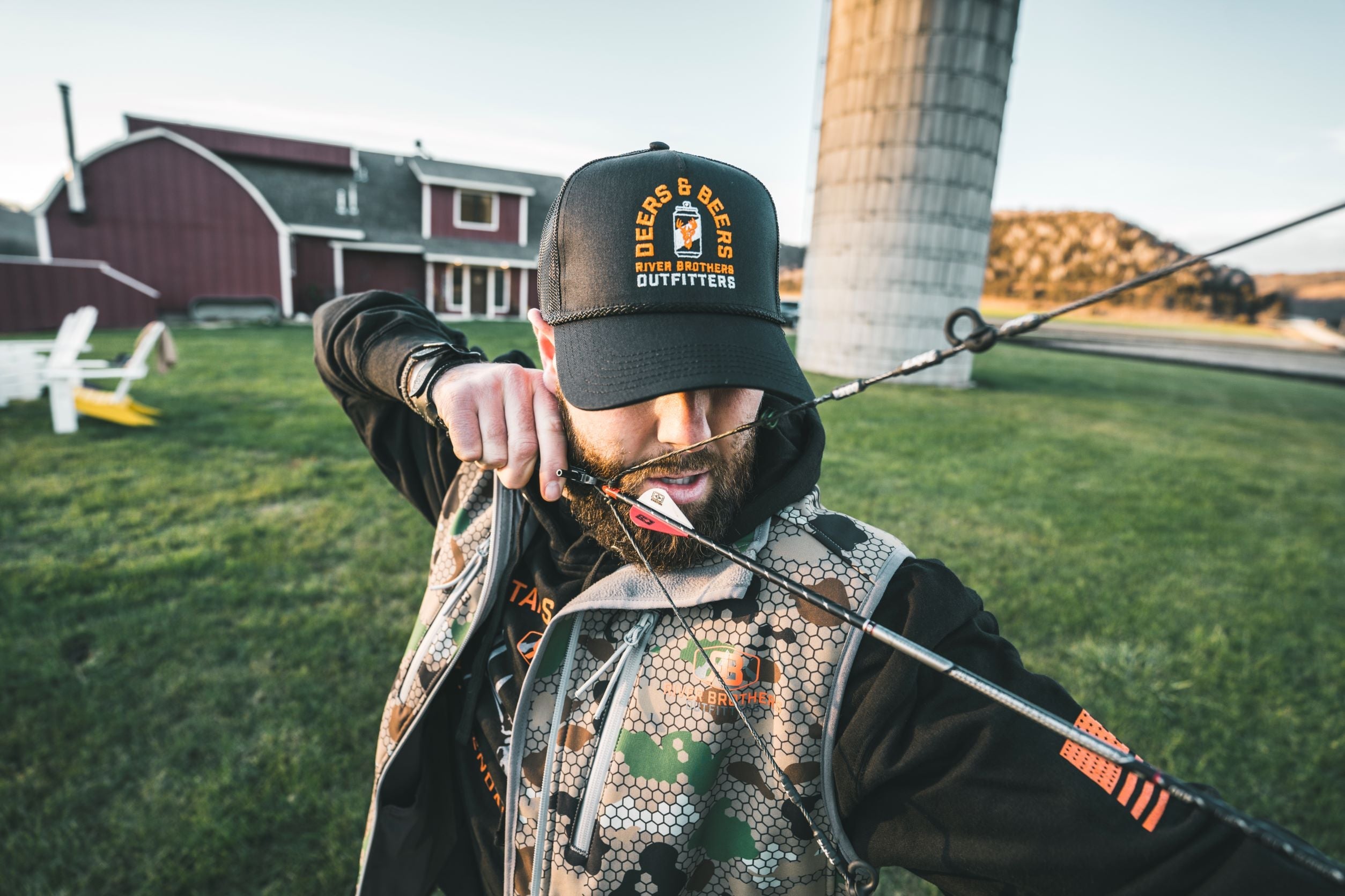 Deers &amp; Beers Trucker - River Brothers Outfitters