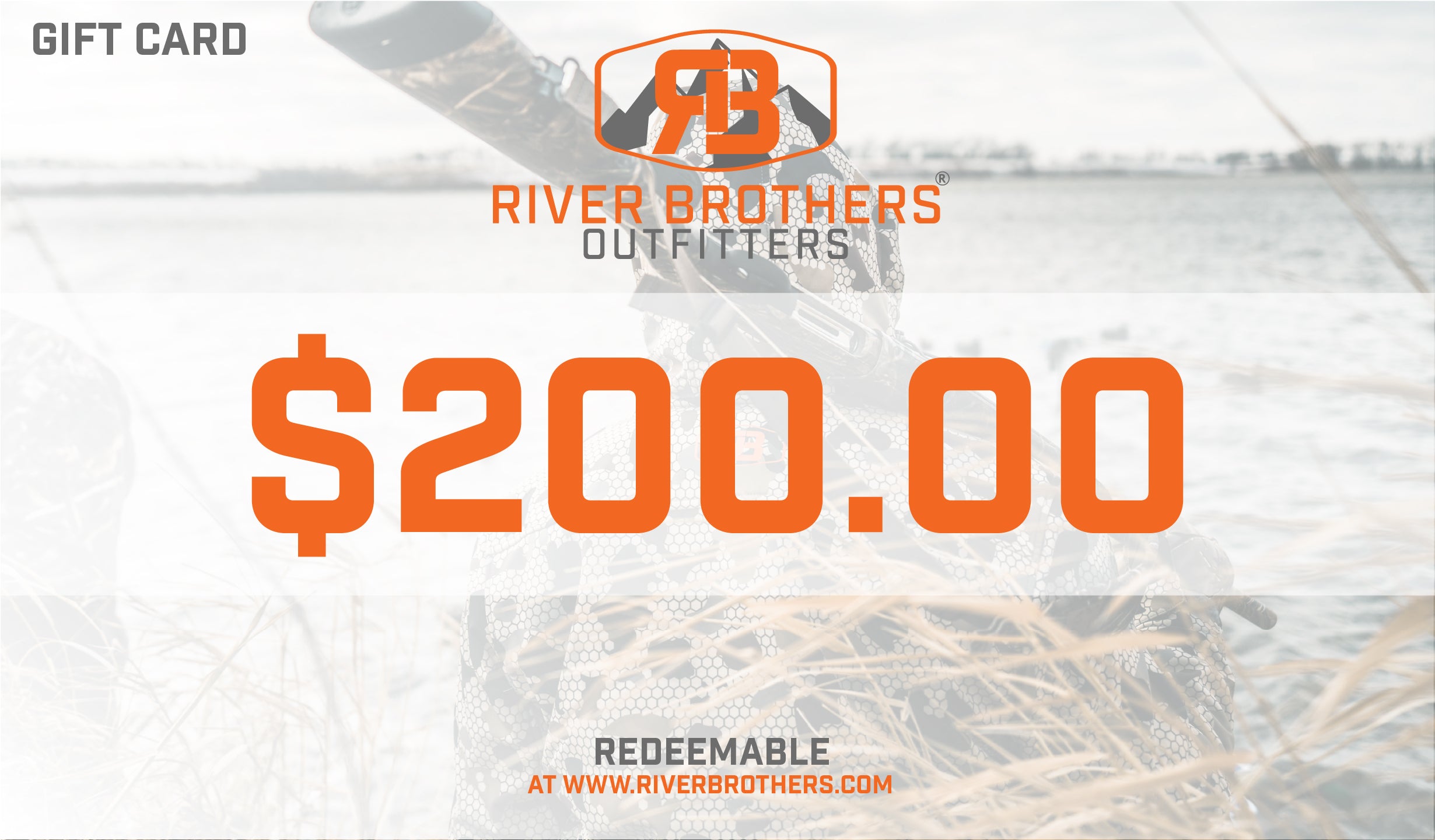 E - Gift Card - River Brothers Outfitters