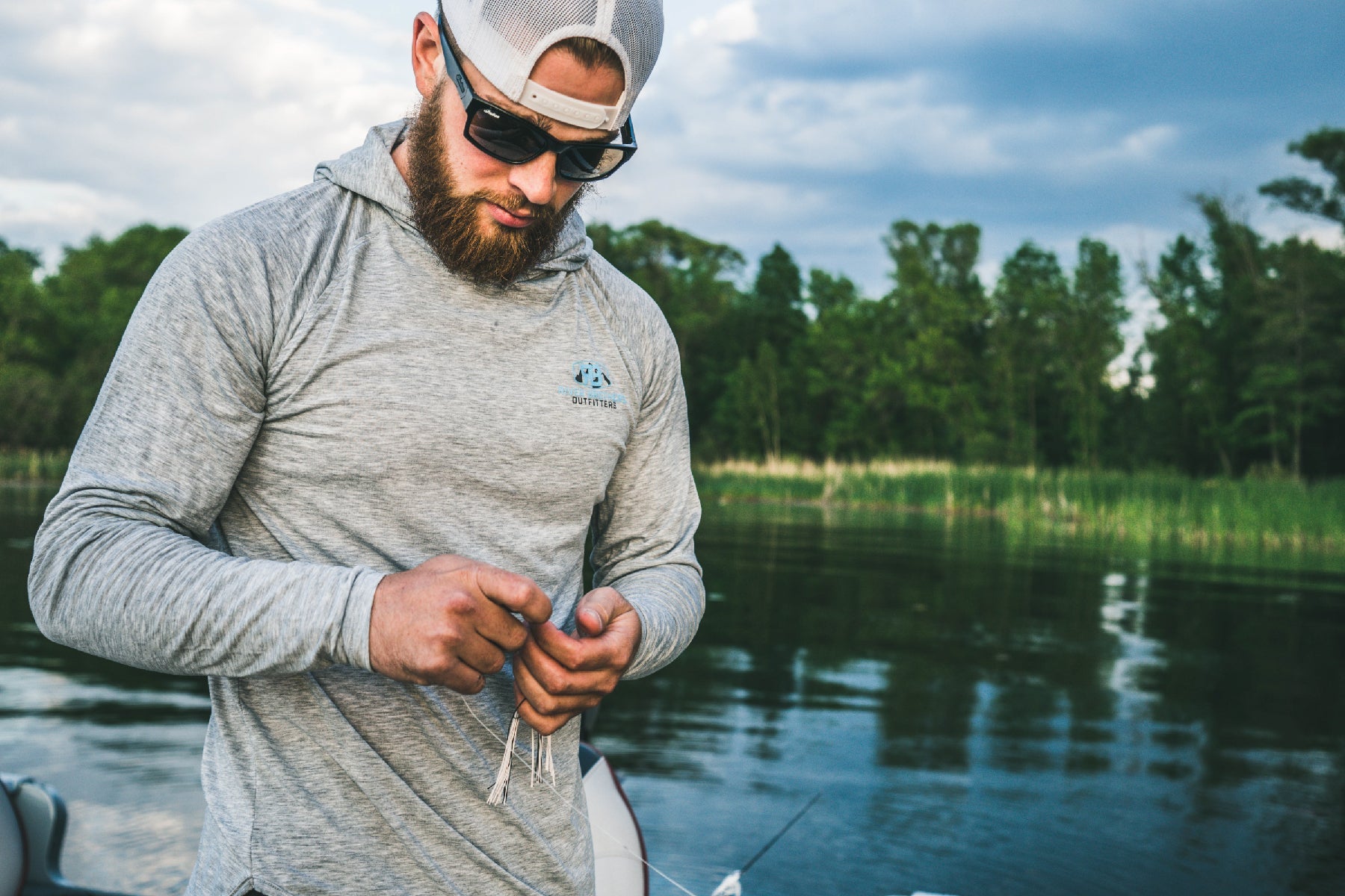 Fish North Hoodie - River Brothers Outfitters