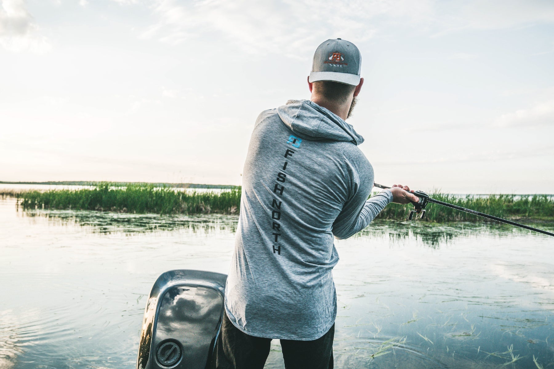 Fish North Hoodie - River Brothers Outfitters