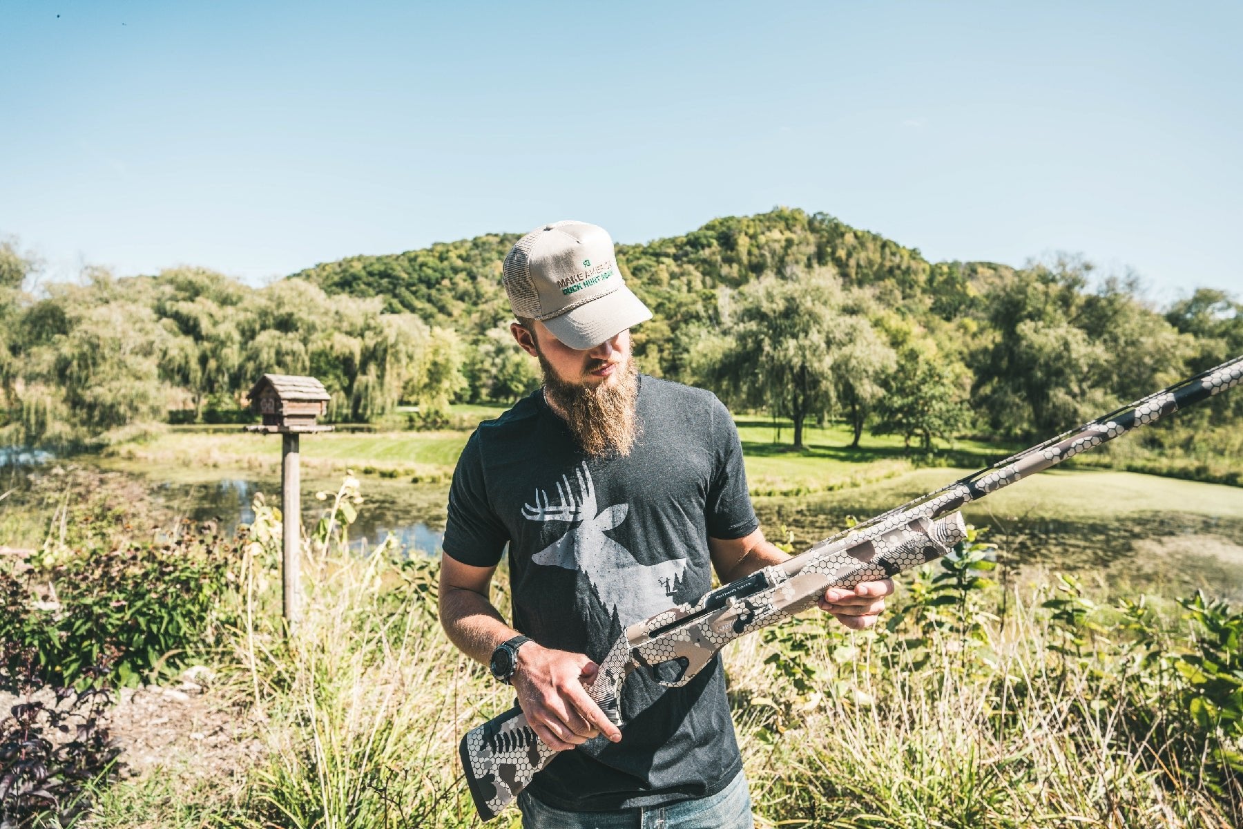 Make America Duck Hunt Trucker - River Brothers Outfitters