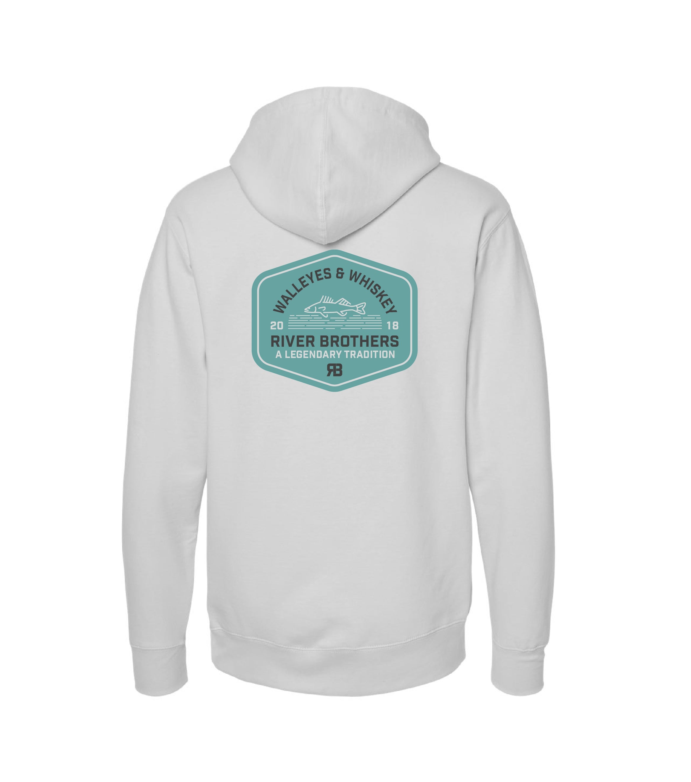 Walleyes & Whiskey Hoodie - River Brothers Outfitters