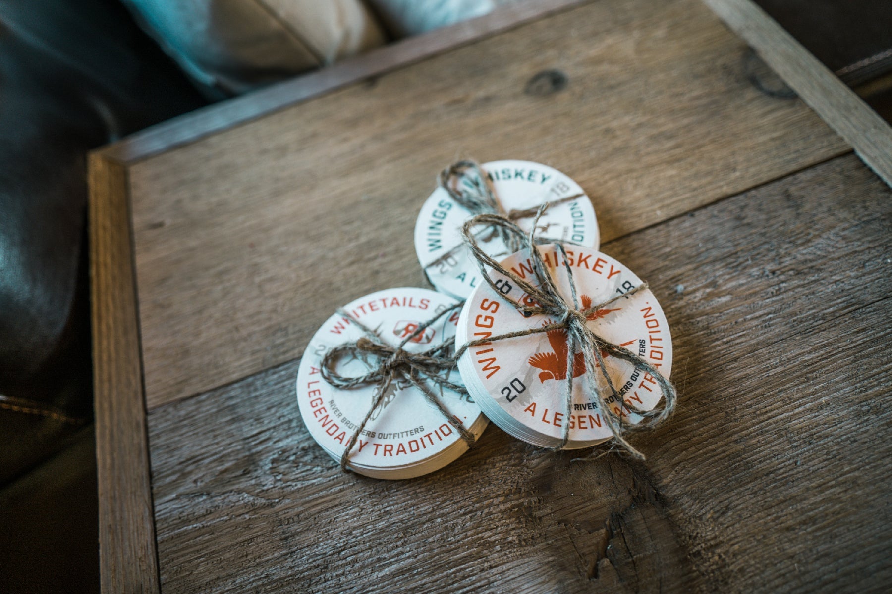 Whiskey Coasters - 10 Pack - River Brothers Outfitters