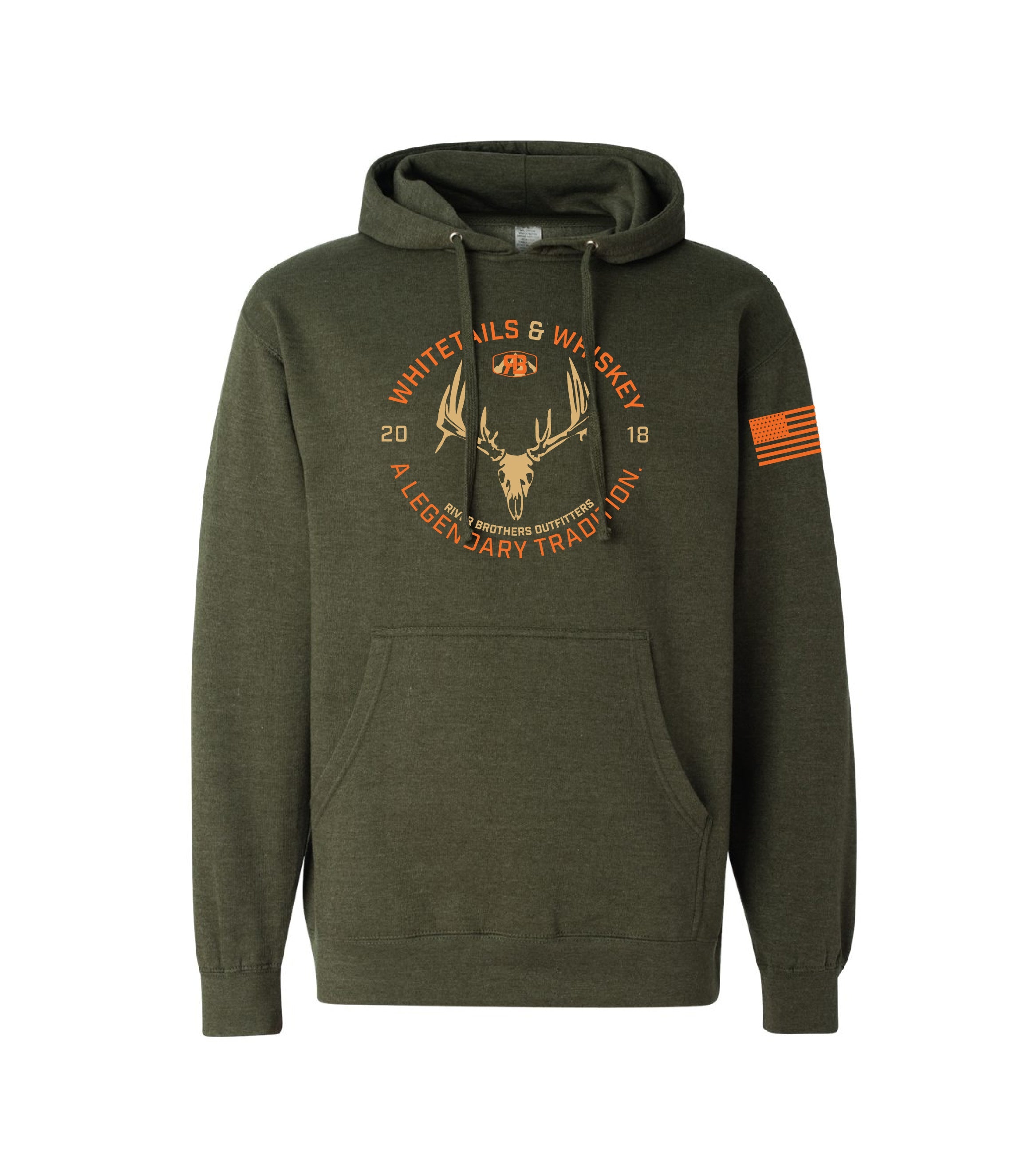 Whitetails & Whiskey Hoodie - River Brothers Outfitters