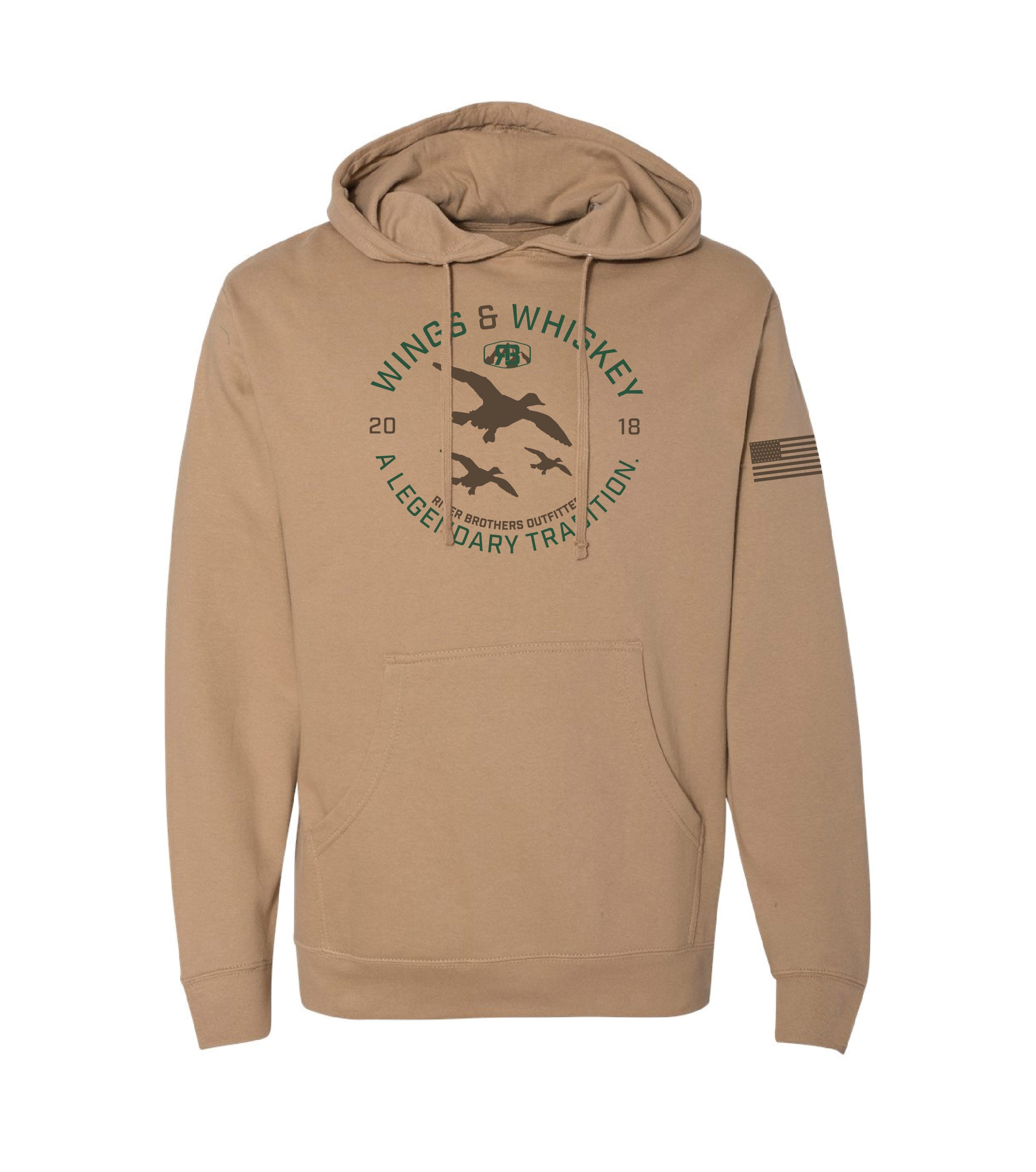 Wings &amp; Whiskey Hoodie - River Brothers Outfitters