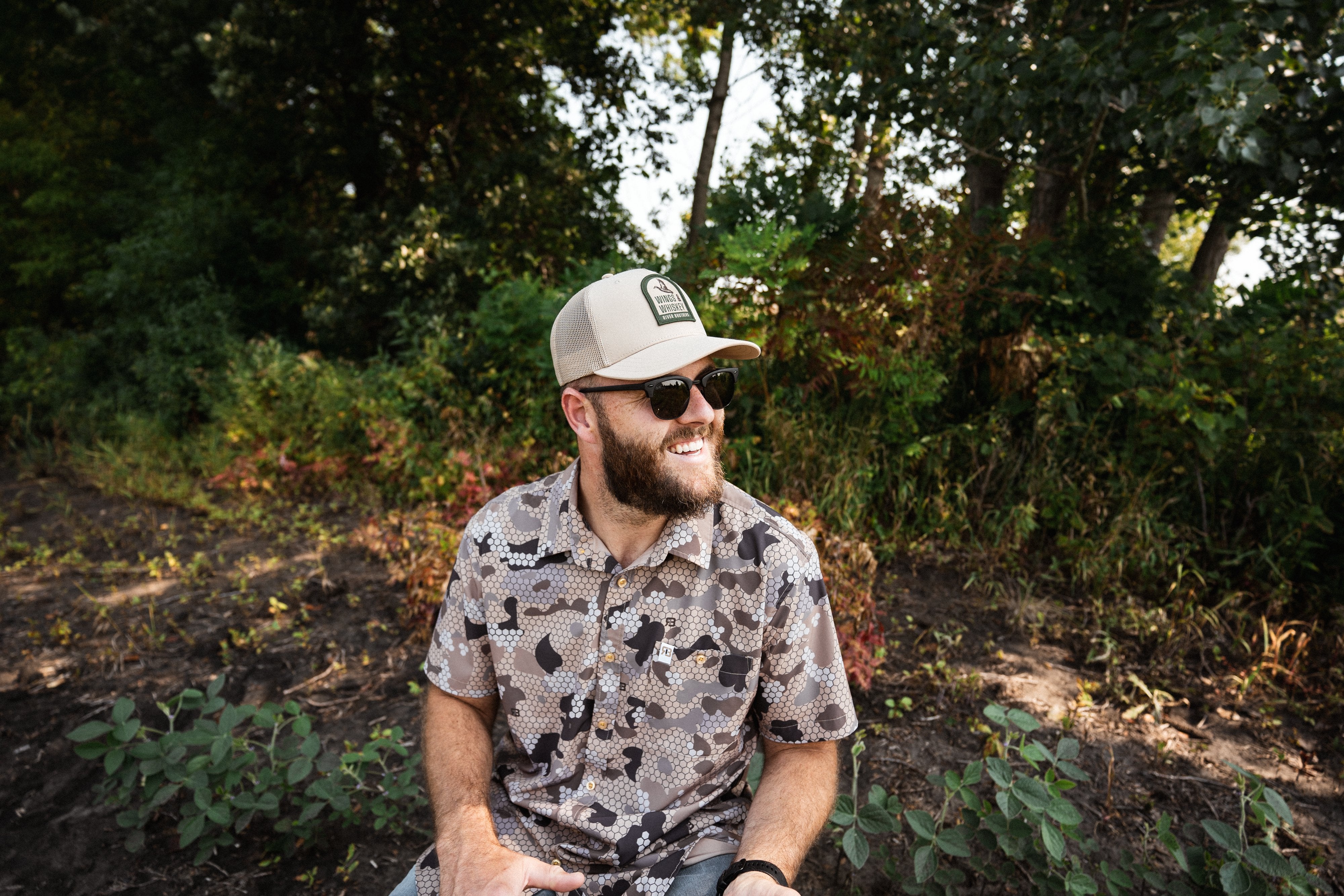 Wings & Whiskey Snapback - River Brothers Outfitters