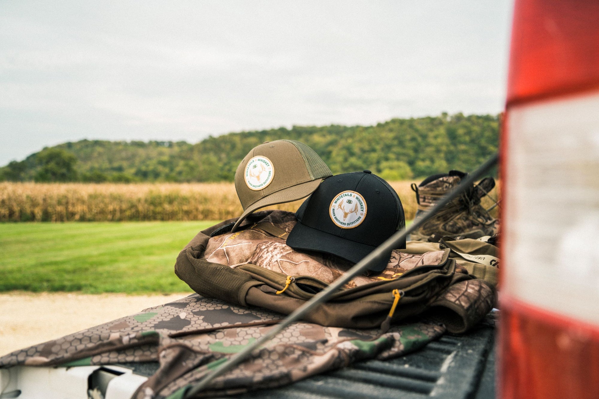 Sneum RRR logo trucker cap w. gold leaves in Realtree® AP Camo 